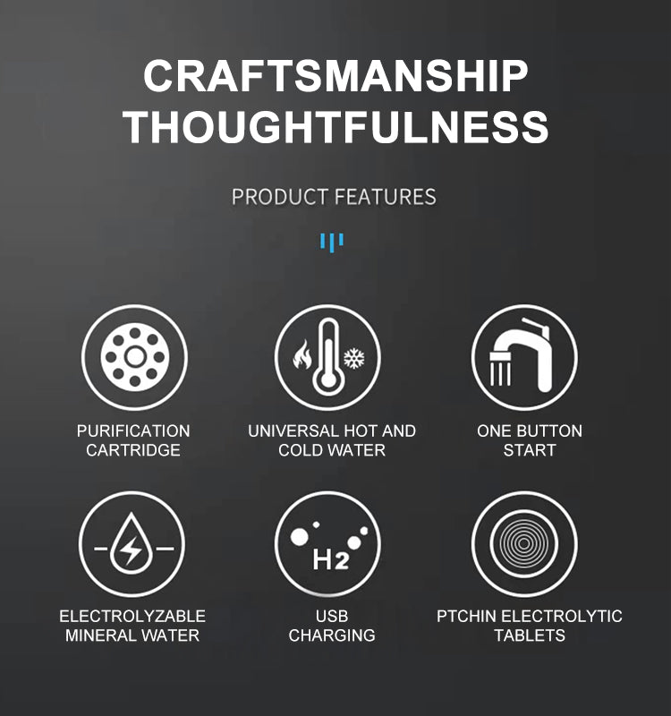 Botella de agua de hidrógeno