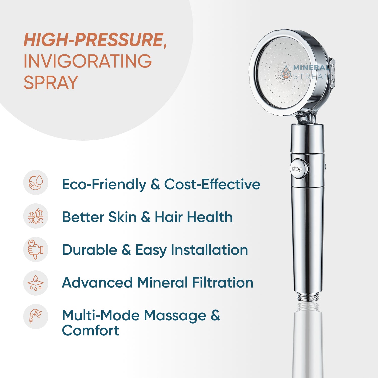 Sistema de ducha doble MineralStream Duo