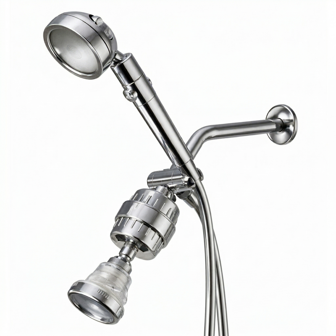 Sistema de ducha doble MineralStream Duo con alcachofa de ducha