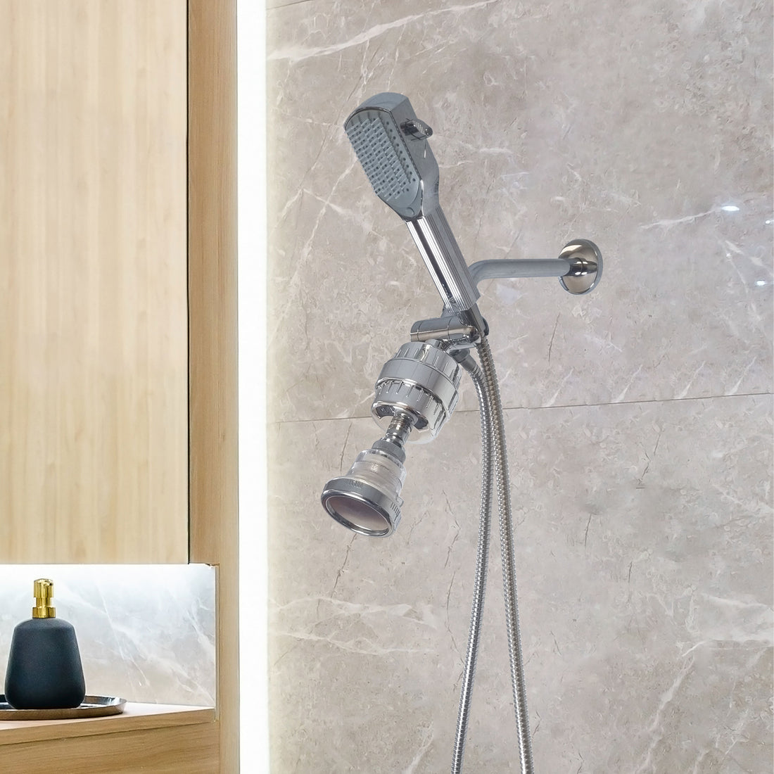 Sistema de ducha dual de Detangler Chrome