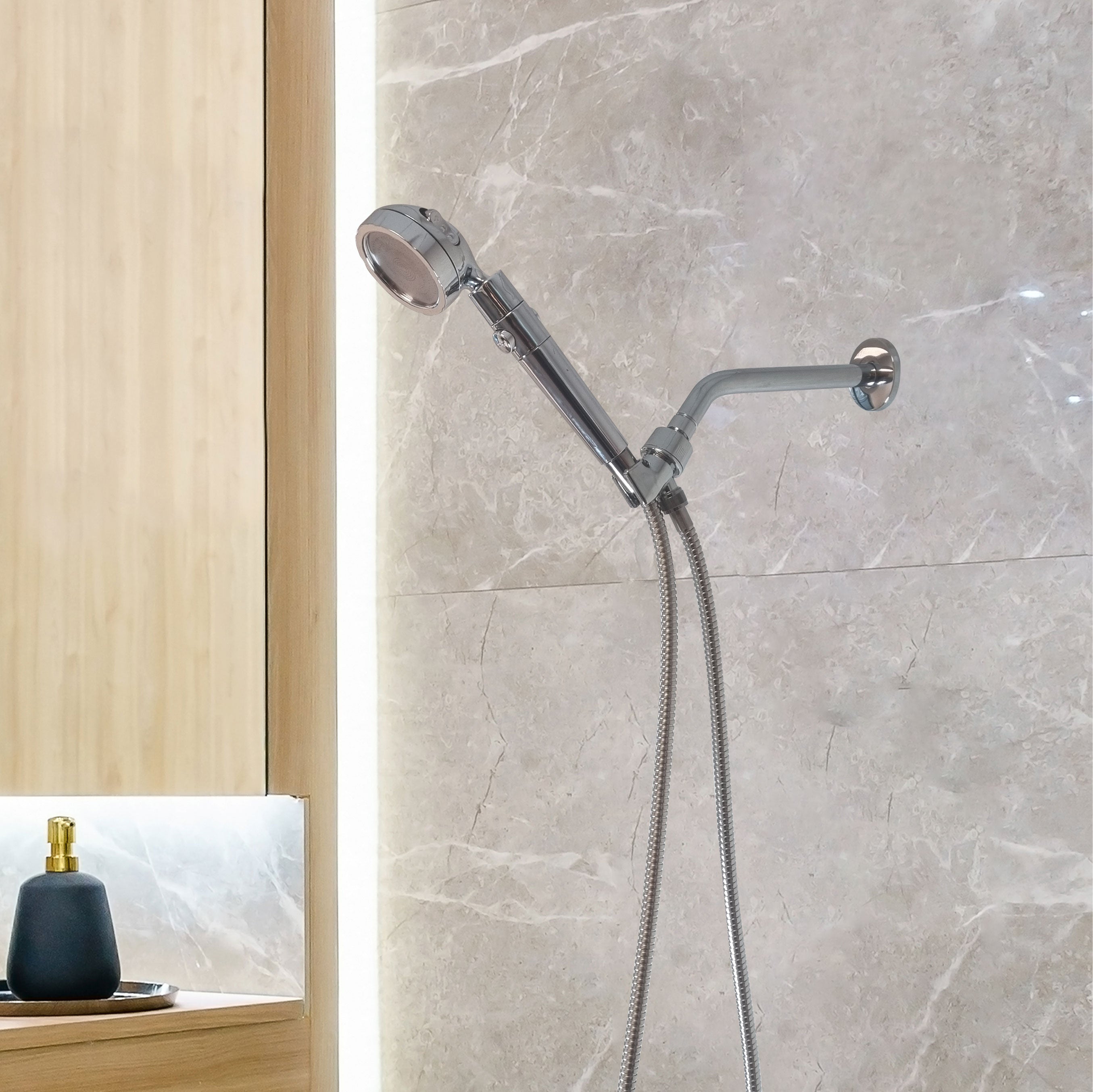 Mineralstream dúo ducha cabeza de ducha ducha esencial de ducha esencial
