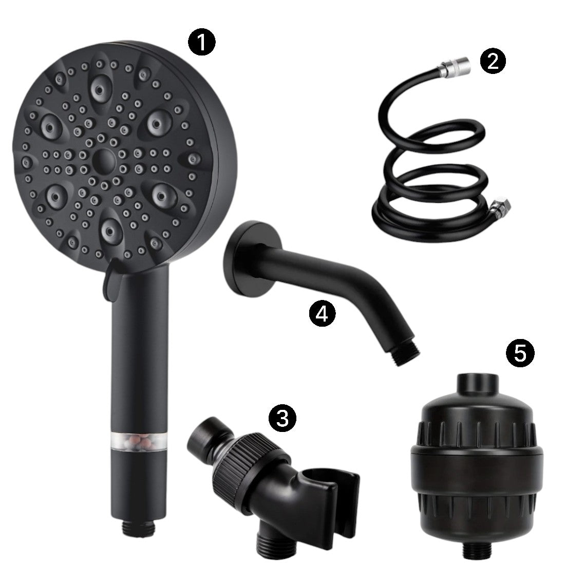 Kit de ducha completo de ducha de ducha luxe 9