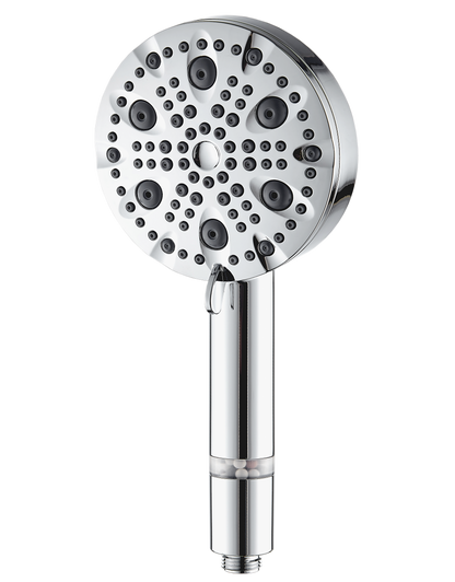 Cabezal de ducha de alta presión MineralStream Luxe de 9 modos (filtrado)