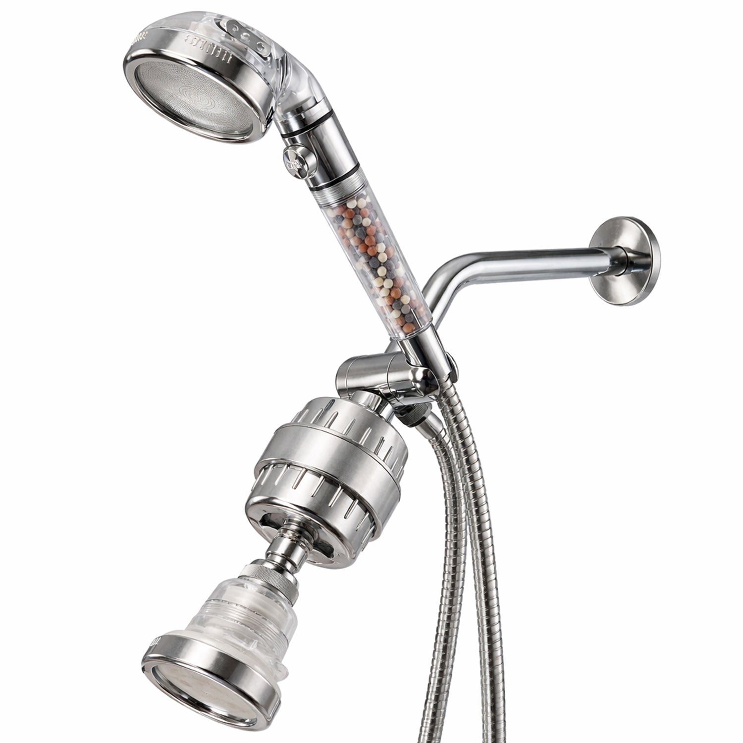 Sistema de ducha dual iónico