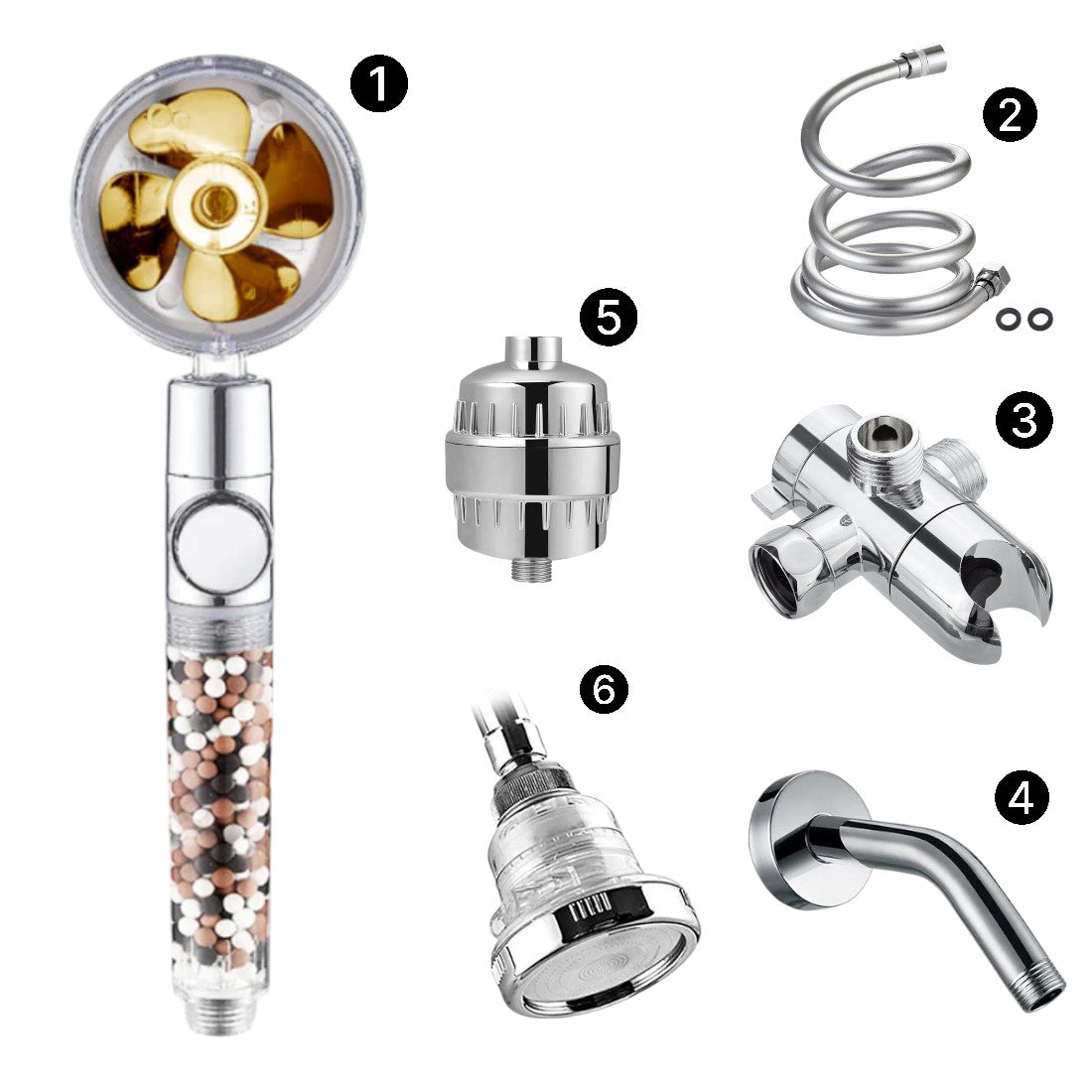 Sistema de ducha doble TurboFan